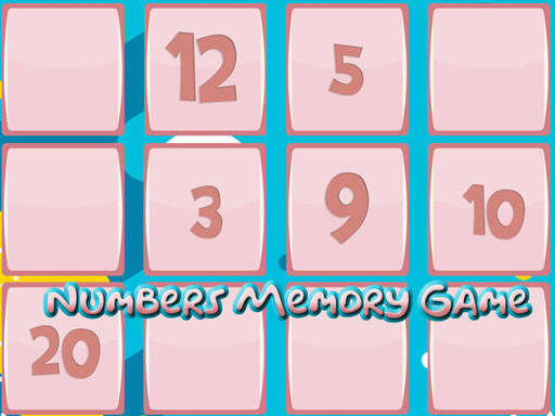 Play Memory Game With Numbers