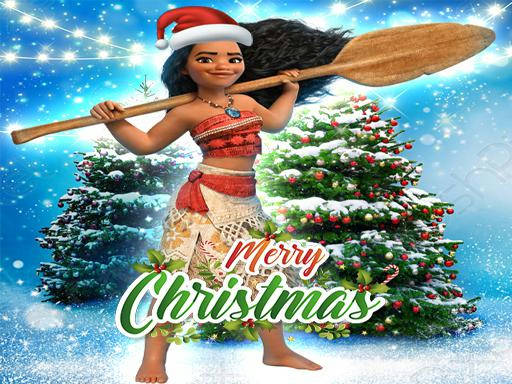 Play Moana Christmas Sweater Dress Up