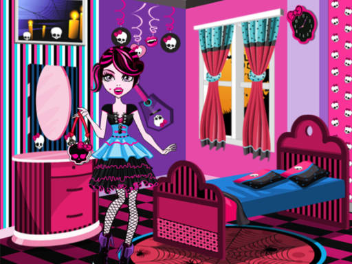 Play Monster Doll Room Decoration