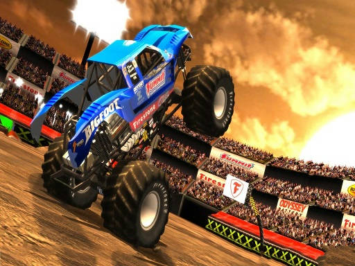 Play Monster Truck Dessert Racing Game 3D 2019