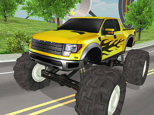 Play monster truck driving simulator game