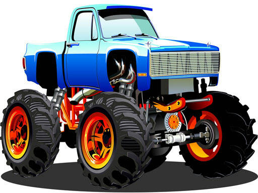 Play Monster Truck Puzzle