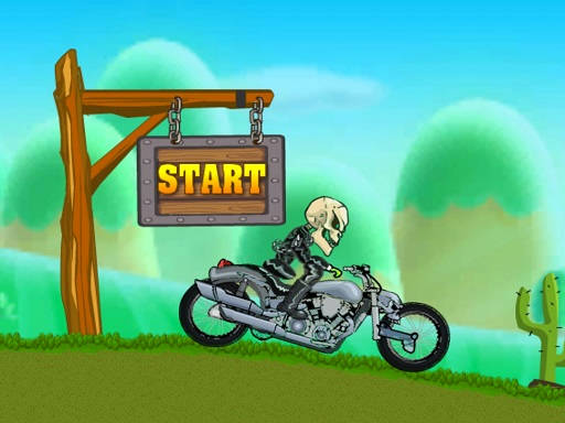 Play Motor Bike Hill Racing 2D