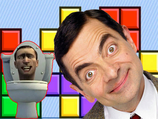 Play Mr Bean & Skibidi Tetris