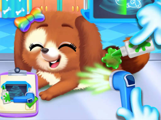 Play Newborn Puppy Dog Salon