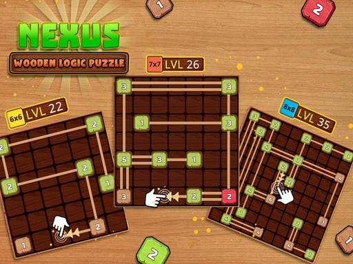 Play NEXUS : wooden logic puzzle