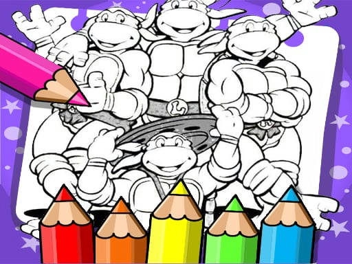 Play Ninja Turtle Coloring Book