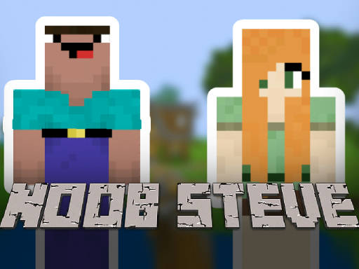 Play Noob Steve Head War