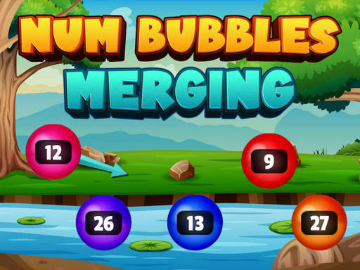 Play Num Bubbles Merging