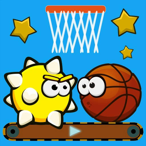 Play Orange Ball: BasketGo Puzzle