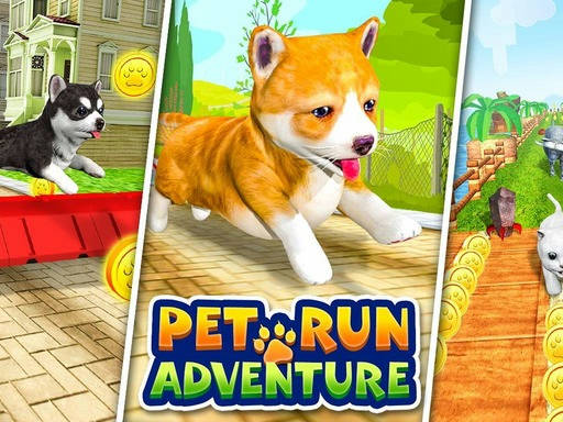 Play Pet Run Adventure Puppy Run