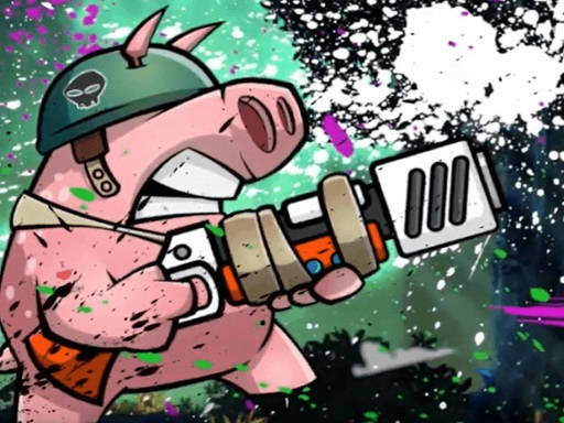 Play Piggy soldier super adventure