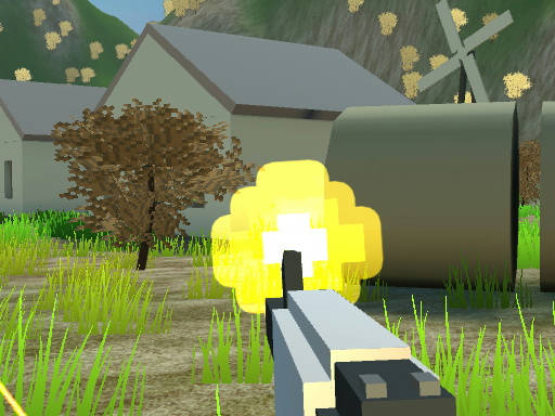 Play Pixel Village Battle 3D.IO