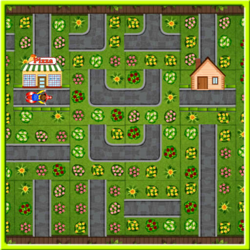 Play Pizza Delivery Puzzles