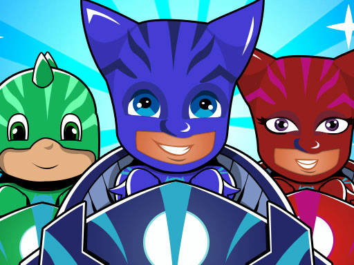 Play Pj masks kids Car Racing 3d