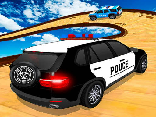 Play Police Prado Car Stunt Ramp Car Racing Game 3D