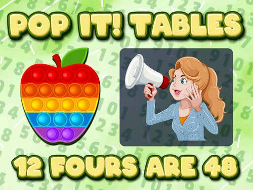 Play Pop It! Tables