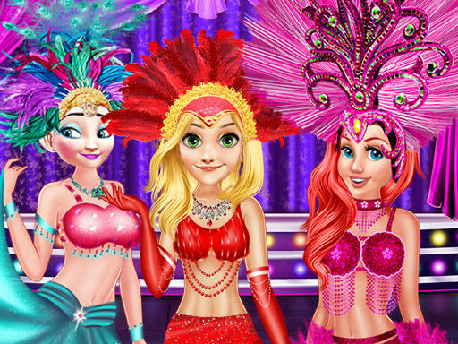 Play Princess as Los Vegas Showgirls