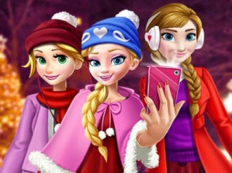 Play Princess Christmas Selfie