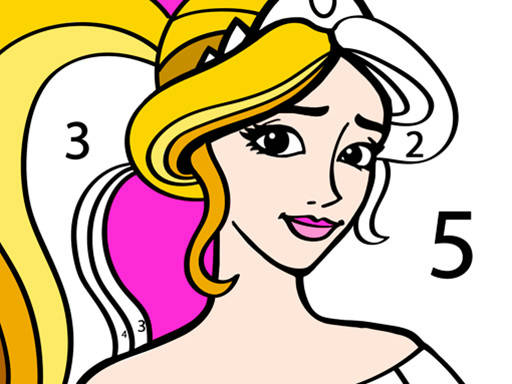 Play Princess Coloring By Number