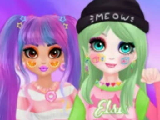 Play Princess E-Girl vs Soft Girl - Makeover Game