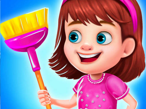 Play Princess Messy House Cleaning