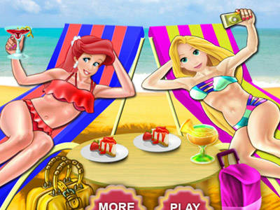 Play Princesses Beach Day