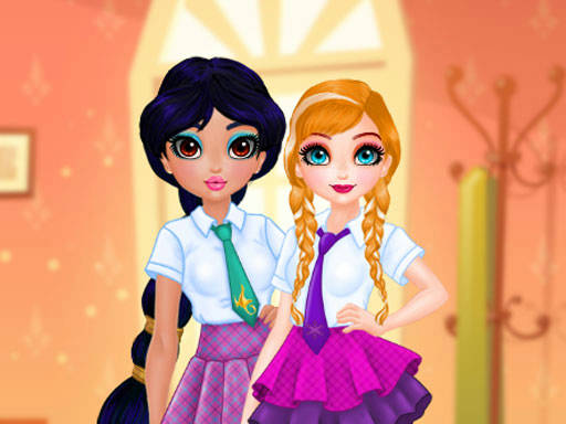 Play Princesses BFF Rush to School