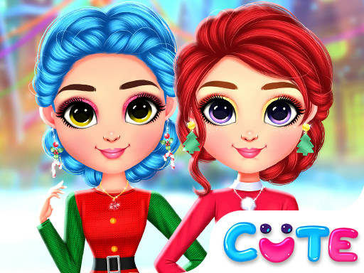 Play Rainbow Girls Christmas Outfits