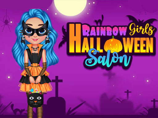 Play Rainbow Girls Hallowen Salon