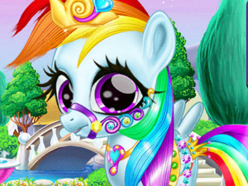 Play Rainbow Pony Caring