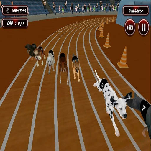 Play Real Dog Racing Simulator Game 2020