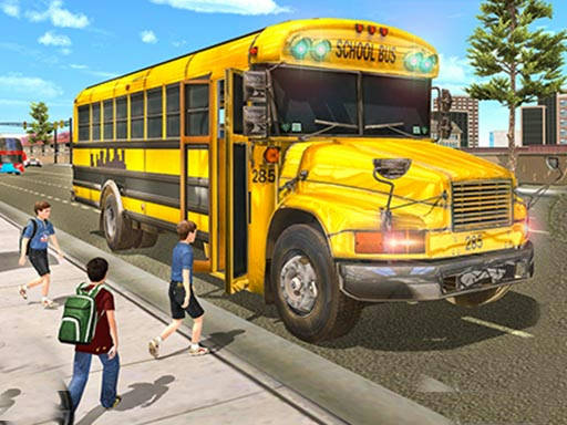 Play Real School Bus Driving