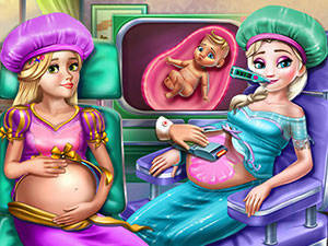 Play Royal BFFs Pregnant Check up