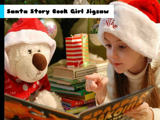 Play Santa Story Book Girl Jigsaw