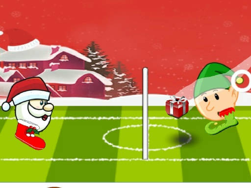 Play Santa winter head soccer