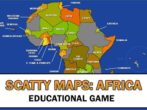 Play Scatty Maps Africa