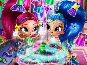 Play Shimmer and Shine Wardrobe Cleaning