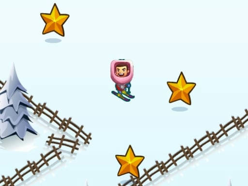 Play Skibidi ZigZag Snow Ski