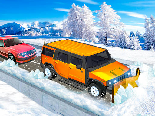 Play Snow Plow Jeep Simulator 3D