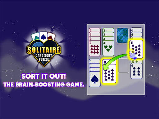 Play Solitaire Card Sort Puzzle