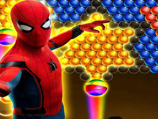 Play Spiderman Bubble Shooter