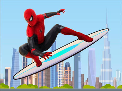 Play Spiderman Skateboarding