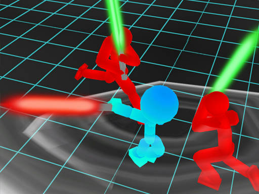 Play Stickman Neon Warriors: Sword Fighting