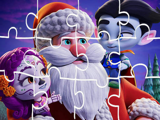 Play Super Monsters Christmas Jigsaw