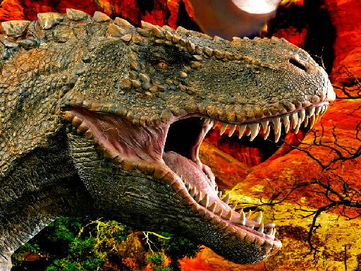 Play T-Rex Dinosaur Jigsaw