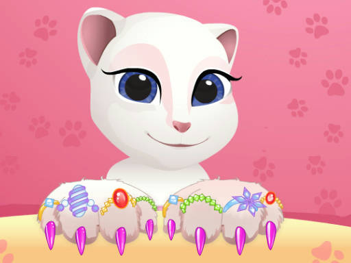 Play Talking Tom  Angela Great Manicure