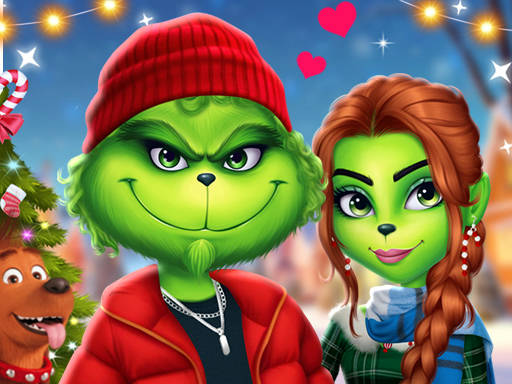 Play The Grench Couple Holiday Dress up