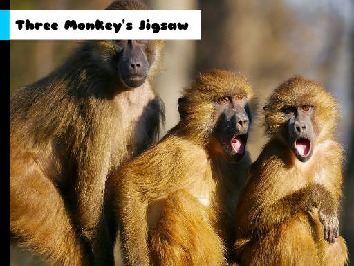 Play Three Monkey's Jigsaw