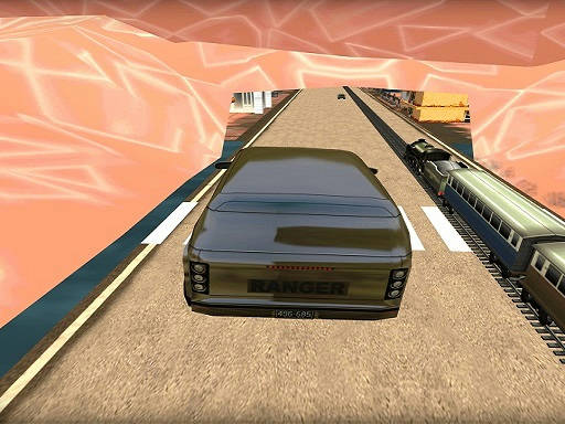 Play Train vs Super Car Racing Game